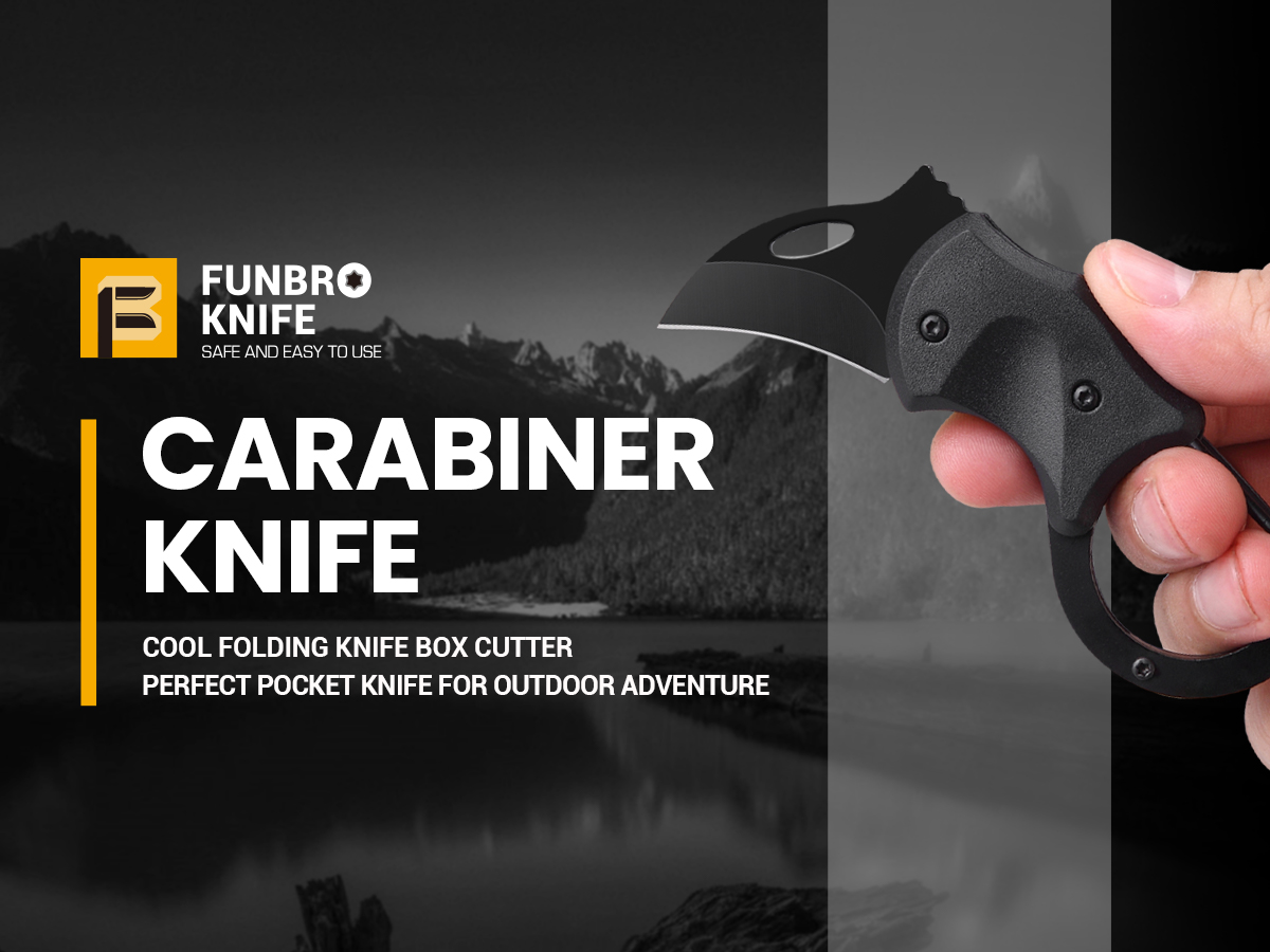FUNBRO Small Pocket Knife Gift for Men, Keychain Box Cutter